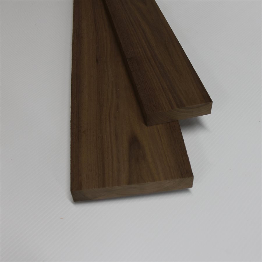 Plaque De Bois Massif Noyer Italien – 490x290x45 Mm, Séché Au Four, Parfait Pour Menuiserie